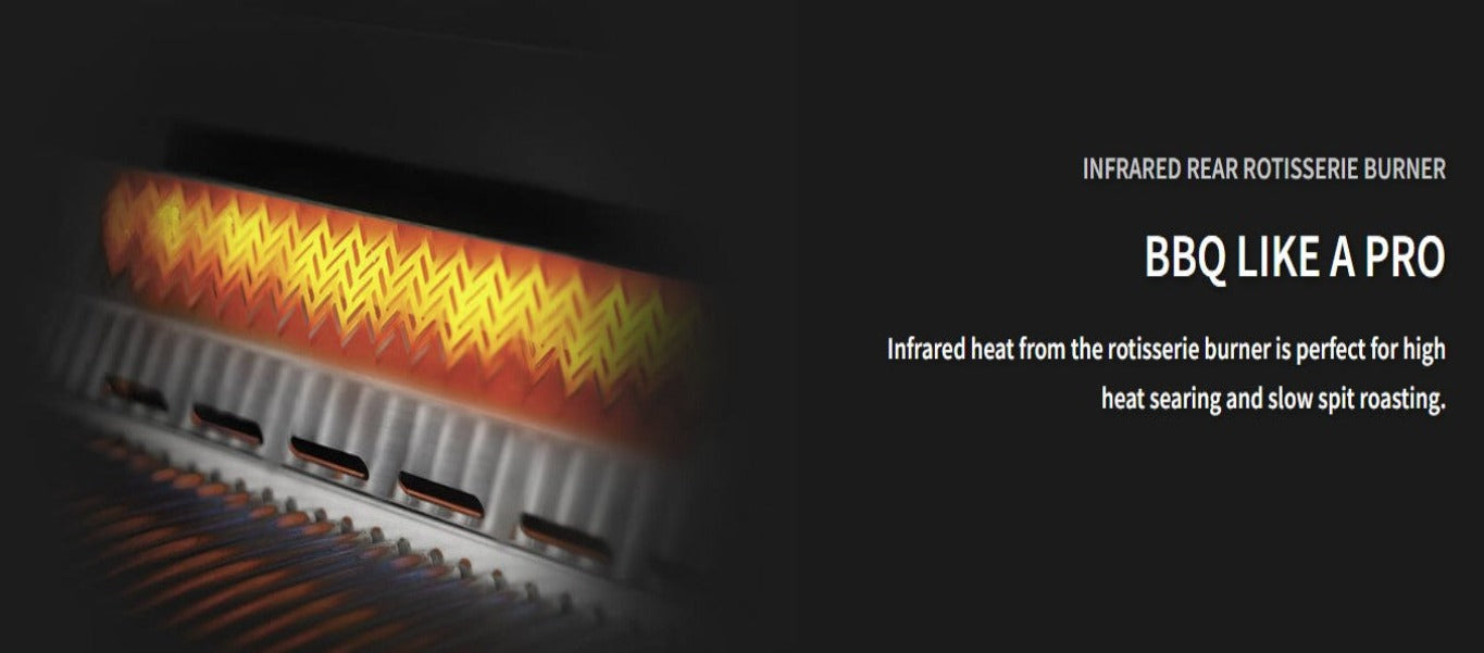 Built-in 700 Series 32" SS Infrared Rear Burner