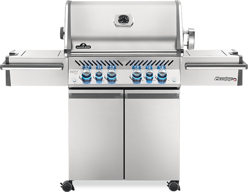 Prestige PRO™ 500 Gas Grill with Infrared Rear and Side Burners, SS