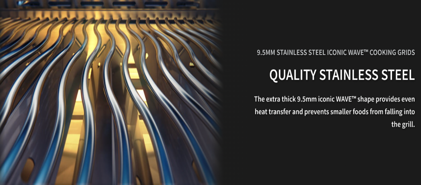 Prestige PRO™ 825 Gas Grill, Power Side Burner, Infrared Rear & Bottom Burners, SS