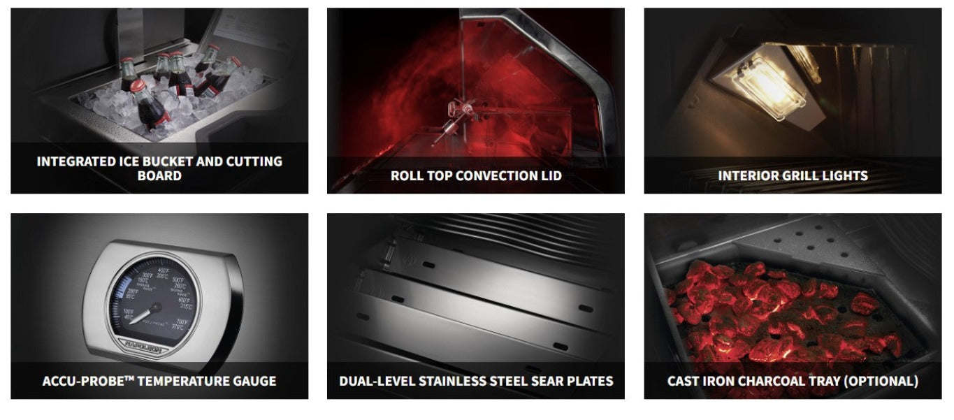 Prestige PRO™ 500 Gas Grill with Infrared Rear and Side Burners, SS