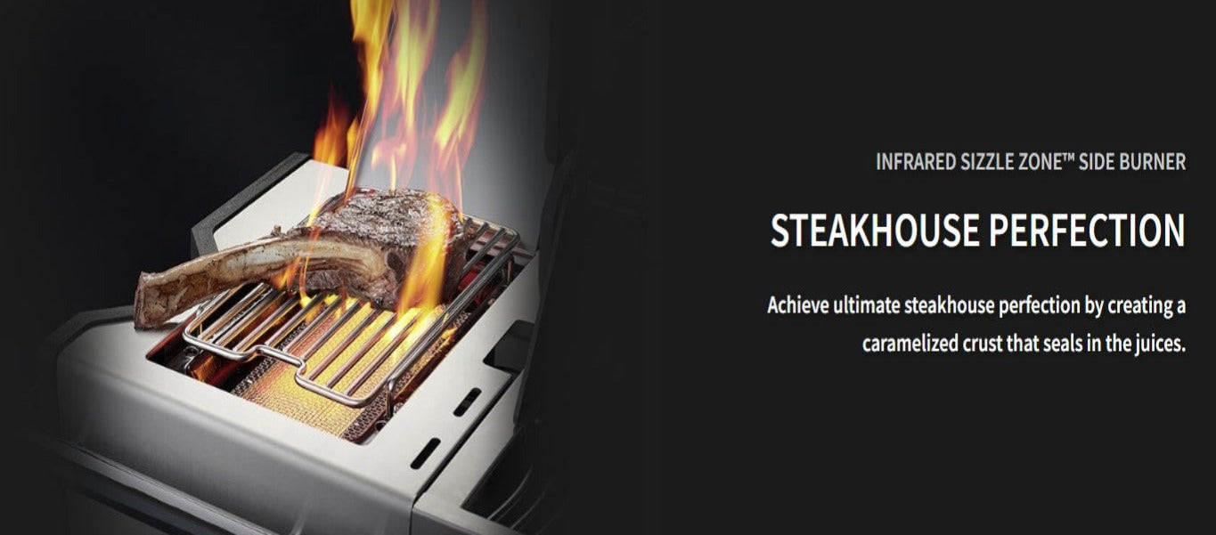 Prestige PRO™ 500 Gas Grill with Infrared Rear and Side Burners, SS