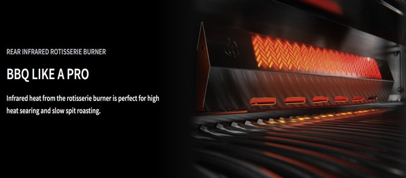 Prestige PRO™ 500 Gas Grill with Infrared Rear and Side Burners, SS