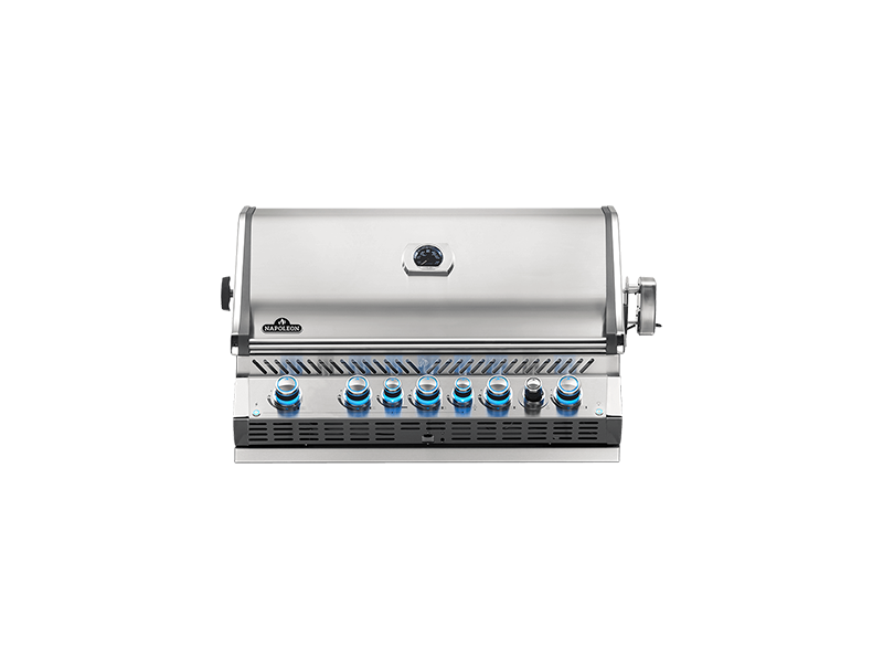 Built-in Prestige PROª 665 Gas Grill Head with Infrared Rear Burner, Stainless Steel